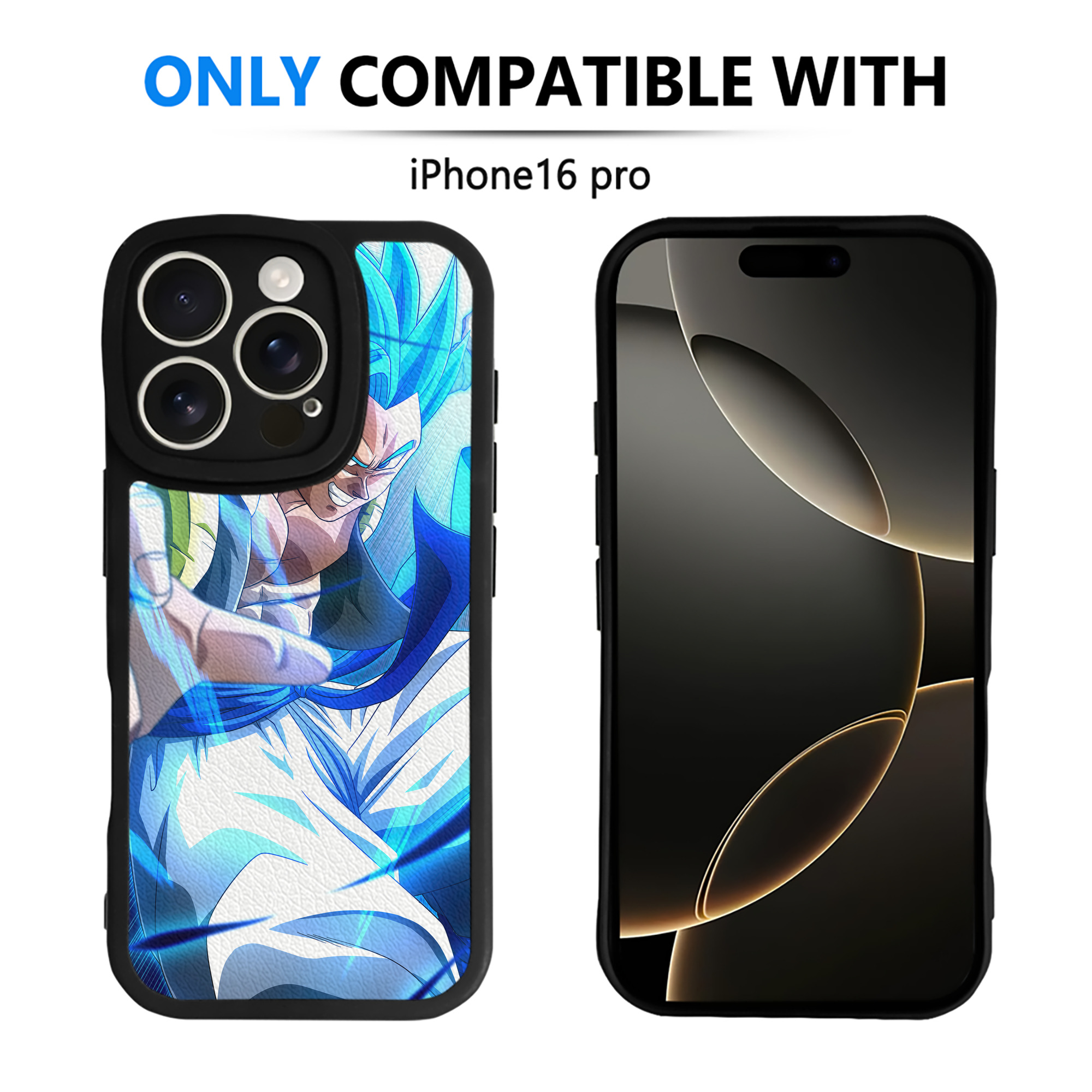 （画像用） ドラゴンボール DRAGON BALL 【iPhone 16シリーズ対応】シリコンスマホケース（レザー調） 材質：シリコン